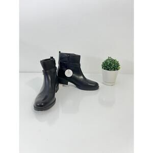 Giani bernini Faux Leather Ankle Women's boots, Black, Size 10